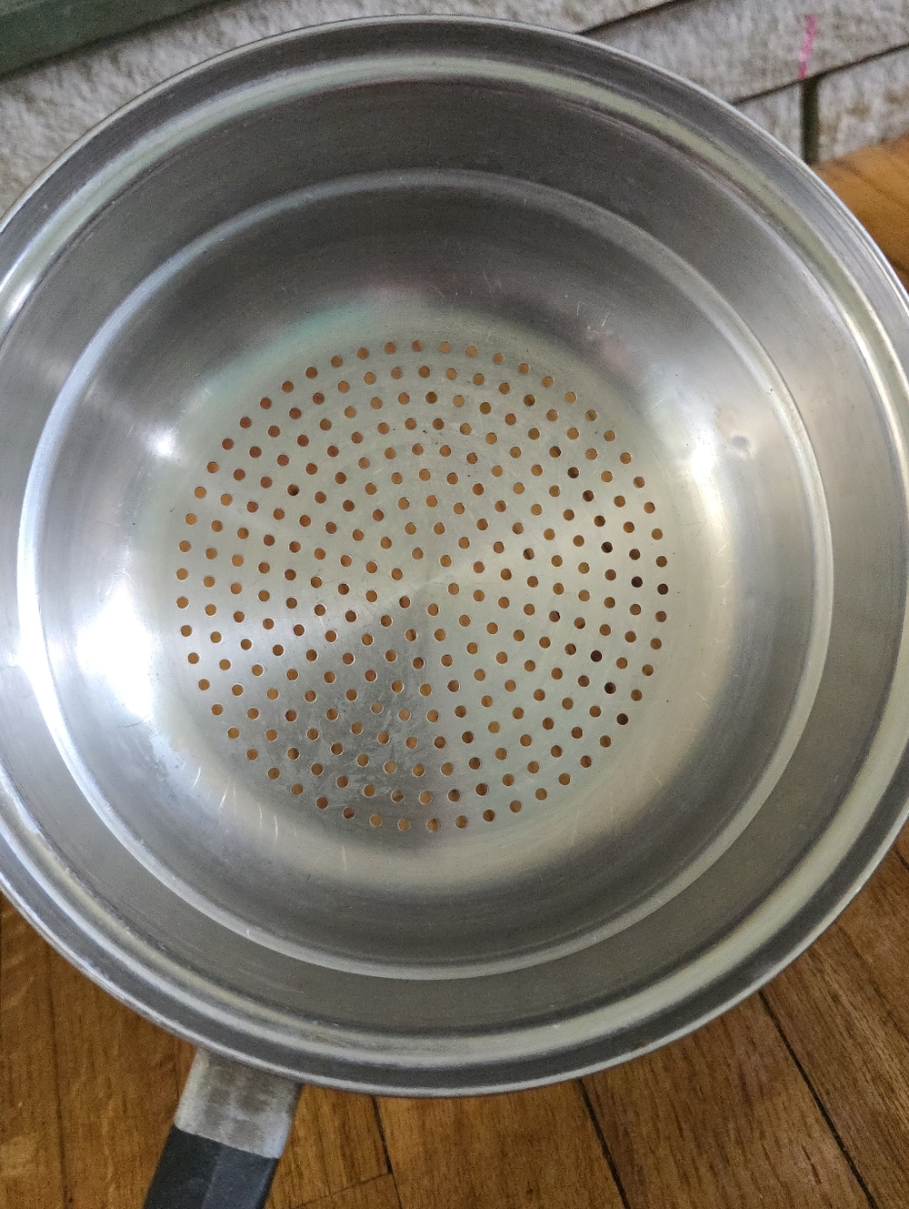 SaladMaster 8" Stainless Steel Steamer Insert Pan Pot Strainer w/Vapo Lid - USA - Picture 7 of 10